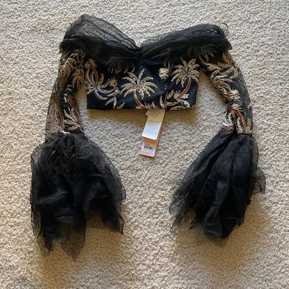 Alice McCall haku crop top bnwt US0